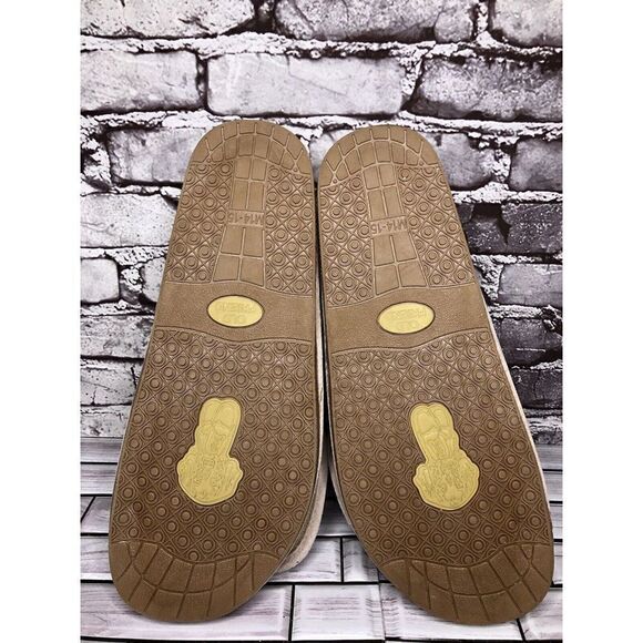 Old Friend Beige Peep Toe Strap Sheepskin Fur Slippers Men Sz 14-15M US/48EU main image 3